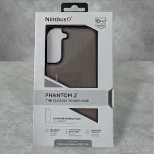 G7. Nimbus9 Phantom 2 Case for Samsung Galaxy S22+ 5G 3D Hexa Gray See Descript